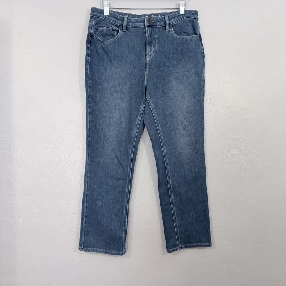 Belle By Kim Gravel Denim Jeans Size 12 Medium Blue Stretch
